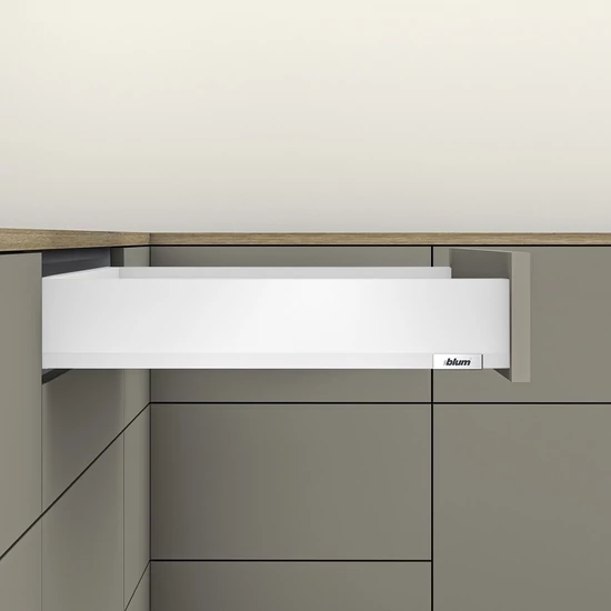 Blum MERIVOBOX fiókszett M magasságú 350mm Selyemfehér 40kg