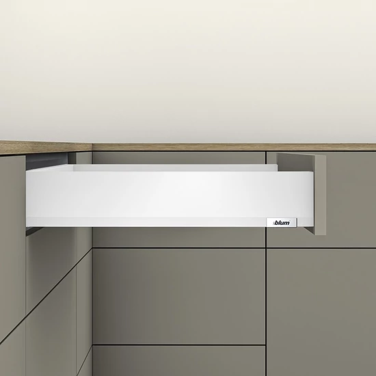 Blum MERIVOBOX fiókszett M magasságú 450mm Selyemfehér 40kg