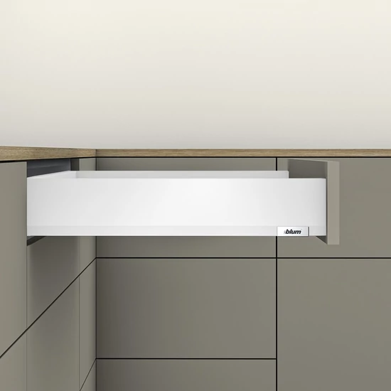 Blum MERIVOBOX fiókszett M magasságú 550mm Selyemfehér 40kg