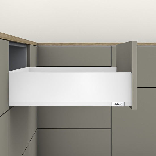 Blum MERIVOBOX fiókszett K magasságú 350mm Selyemfehér