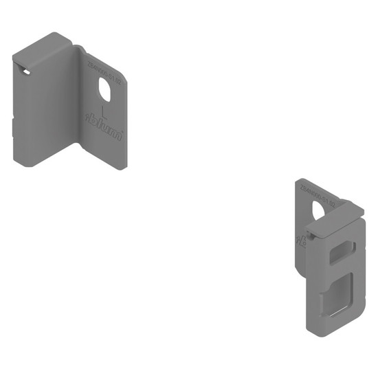 MerivoBox Hátfalrögzítő ZB4N000S 60mm Szürke MerivoBox Hátfalrögzítő ZB4N000S 60mm Szürke