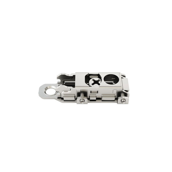 Pántalátét FDS C82 Klippes - Egyenes Excenteres - H=0 mm csavar nélkül Nikkel