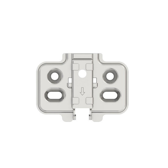 Pántalátét FDS C82 Klippes - H=0 mm Quattro rögzítéses csavar nélkül Nikkel Pántalátét FDS C82 Klippes - H=0 mm Quattro rögzítéses csavar nélkül Nikkel