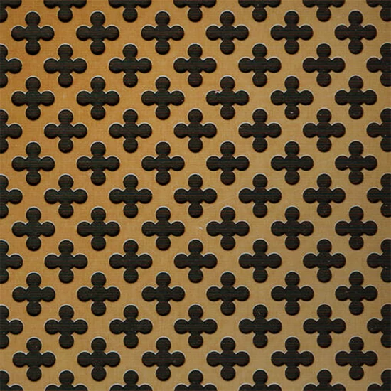 Perforált lemez BAL 04 Bronz 1000x500mm