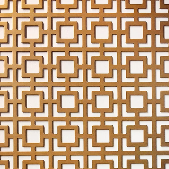 Perforált lemez BAL 05 Bronz 1000x500mm