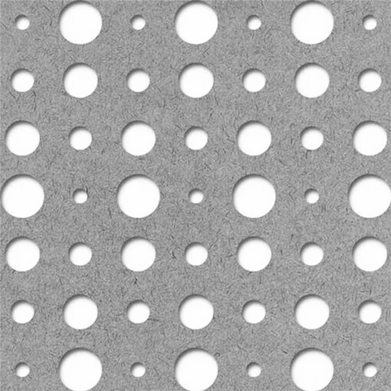 Perforált lemez Fekete MDF5 ARIEL perforációval 1218x608x5mm