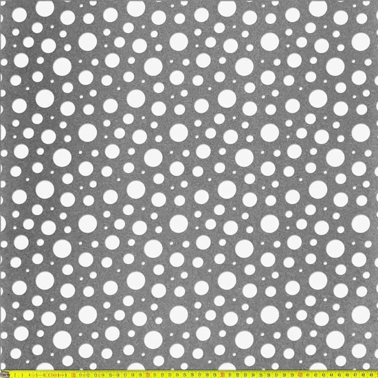 Perforált lemez Fekete MDF5 SODA perforációval 1218x608x5mm