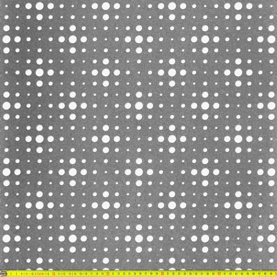 Perforált lemez Fekete MDF5 VEGA perforációval 1218x608x5mm