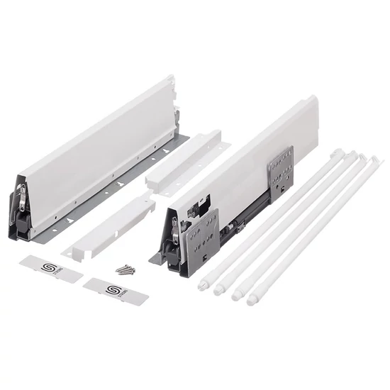 StrongBox fiókrendszer H204-500mm Fehér - Bútorkellék.Eu