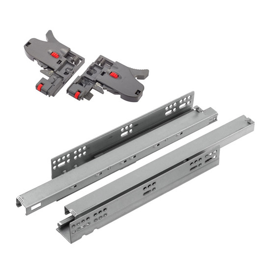 StrongRide 3D Szinkron 350mm teljes kihúzású sín, csillapítással 40kg StrongRide 3D Szinkron 350mm teljes kihúzású sín, csillapítással 40kg