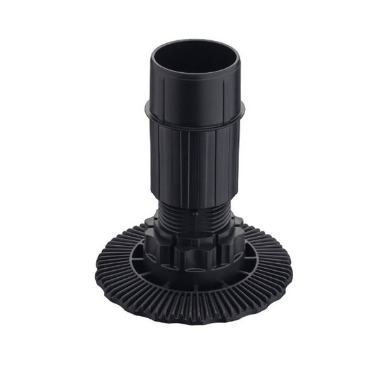 Szekrényláb AXILO műanyag fekete 100mm (90-120 mm)