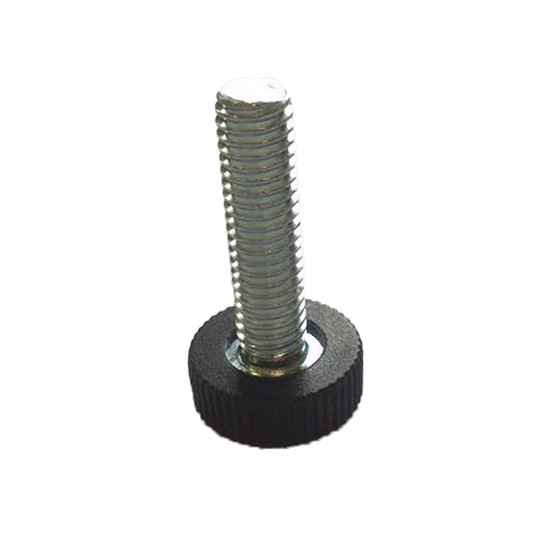 Szintezőcsavar Fekete talp: 14x5mm - szár: M6x23mm Szintezőcsavar Fekete talp: 14x5mm - szár: M6x23mm