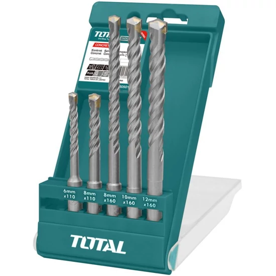 TOTAL SDS-Plus 5db-os Fúrókészlet / INDUSTRIAL