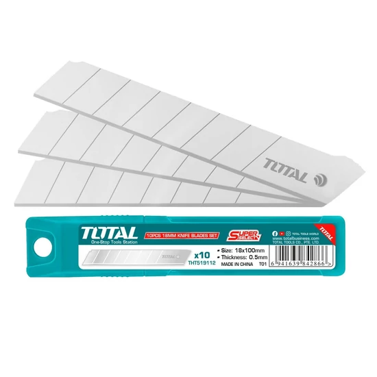 TOTAL Szikepenge készlet 10db 18x100mm