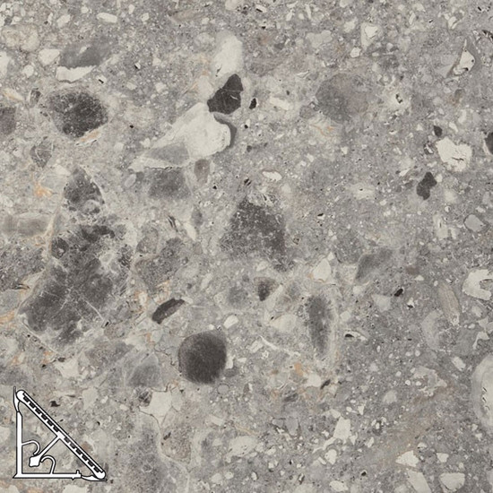 Munkalap vízzáró profil F021 ST75 Szürke Triestino Terrazzo 4,2fm Munkalap vízzáró profil F021 ST75 Szürke Triestino Terrazzo 4,2fm
