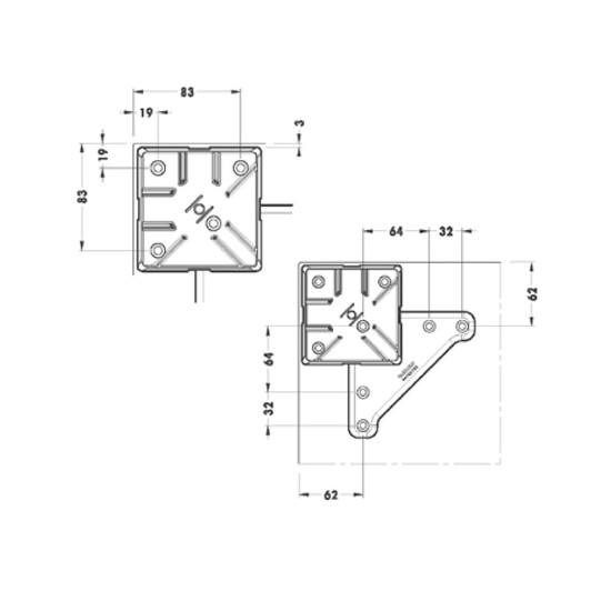 Asztalláb 642 Elitline 700x100x100mm Szálcsiszolt Inox Asztalláb 642 Elitline 700x100x100mm Szálcsiszolt Inox