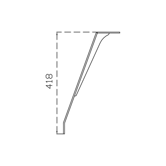 Asztalláb MILADESIGN Ferde Fekete ET N42080 420mm 4db/grn Asztalláb MILADESIGN Ferde Fekete ET N42080 420mm 4db/grn