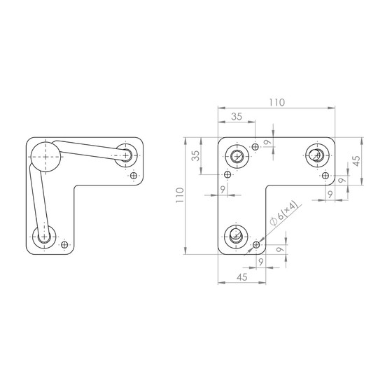 Asztalláb Drót 420mm Fekete STRONG 4db