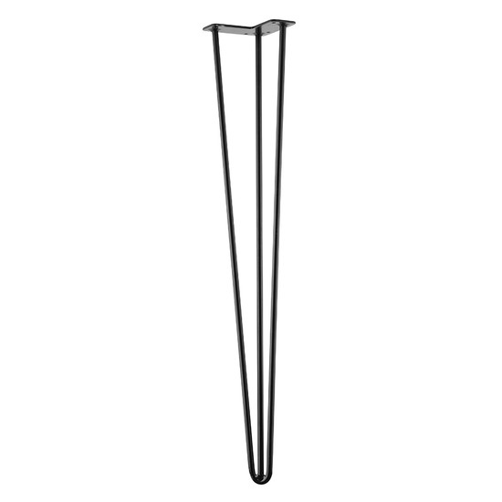 Asztalláb Drót 710mm Fekete STRONG 4db