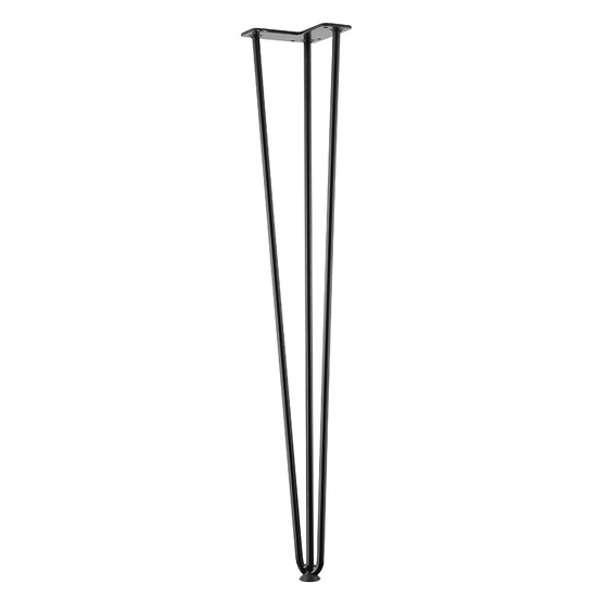 Asztalláb Drót 710mm Fekete STRONG 4db