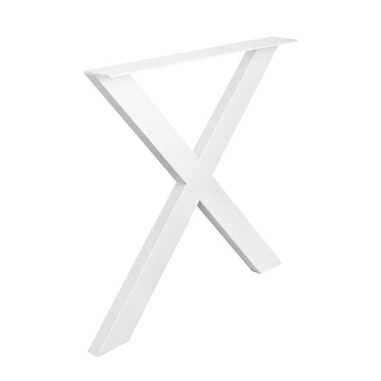 Asztalláb X-alakú 710x780mm Fehér Strong-01