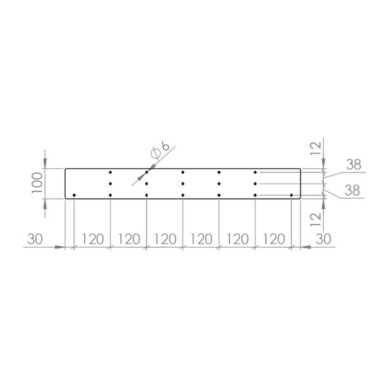 Asztalláb X-alakú 710x780mm Fehér Strong