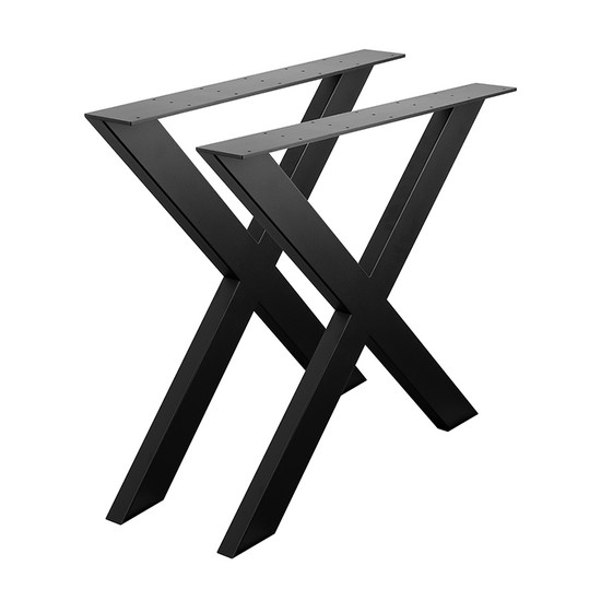 Asztalláb X-alakú 710x780mm Fekete Strong Asztalláb X-alakú 710x780mm Fekete Strong
