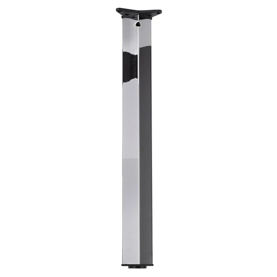 Asztalláb szögletes 710x60x60mm Króm-01