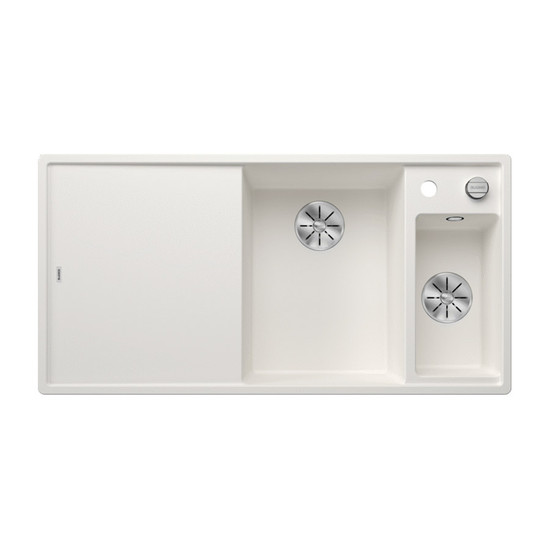 Blanco Axia III 6S Fehér 1med+gyüm.+csepp. Silgránit mosogató InFino 1000x510mm jobbos