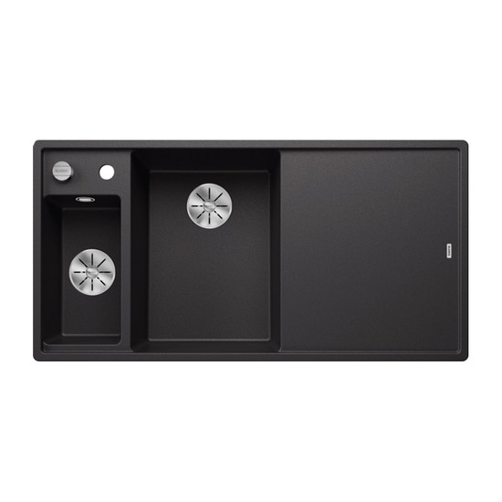 Blanco Axia III 6S Antracit 1med+cs+gyüm. Silgránit mosogató InFino 1000x510mm balos