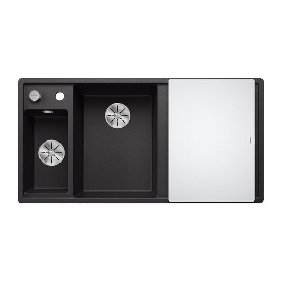 Blanco Axia III 6S Antracit 1med+cs+gyüm. Silgránit mosogató InFino 1000x510mm balos
