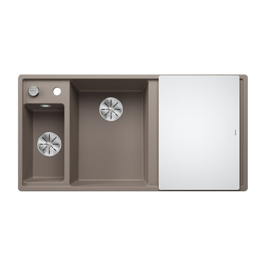 Blanco Axia III 6S Tartufo 1med+cs+gyüm. Silgránit mosogató InFino 1000x510mm balos