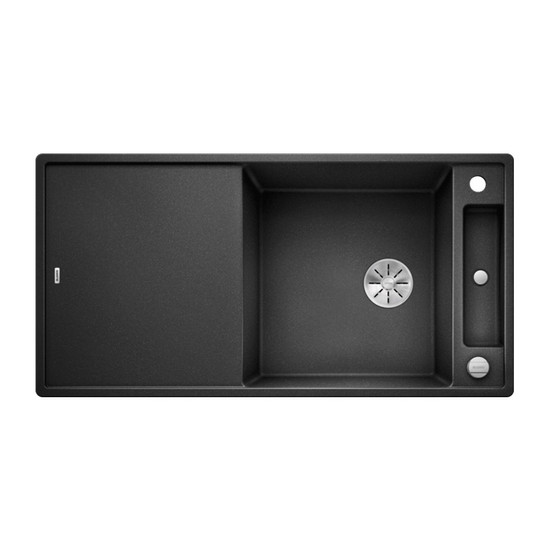 Blanco Axia III XL 6S Antracit 1med+gyüm.+csepp. Silgránit mosogató InFino 1000x510mm üveg vágódeszkával Blanco Axia III XL 6S Antracit 1med+gyüm.+csepp. Silgránit mosogató InFino 1000x510mm üveg vágódeszkával