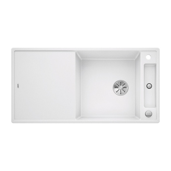 Blanco Axia III XL 6S Fehér 1med+gyüm.+csepp. Silgránit mosogató InFino 1000x510mm üveg vágódeszkával