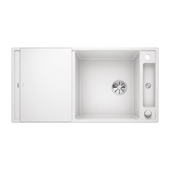 Blanco Axia III XL 6S Fehér 1med+gyüm.+csepp. Silgránit mosogató InFino 1000x510mm üveg vágódeszkával
