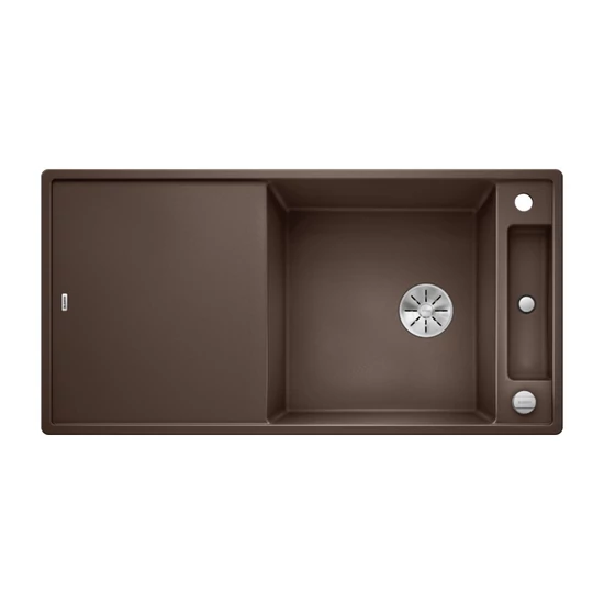 Blanco Axia III XL 6S Kávé 1med+gyüm.+csepp. Silgránit mosogató InFino 3 1/2