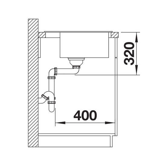 Blanco Dalago 5 Antracit 1med Silgránit mosogató 515x510/190mm exc.-rel 518521 Blanco Dalago 5 Antracit 1med Silgránit mosogató 515x510/190mm exc.-rel 518521