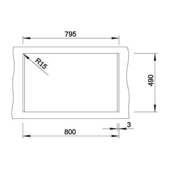 Blanco Dalago 8 Kávé 1med. Silgránit mosogató 815x510/190mm exc-rel. 516638 Blanco Dalago 8 Kávé 1med. Silgránit mosogató 815x510/190mm exc-rel. 516638