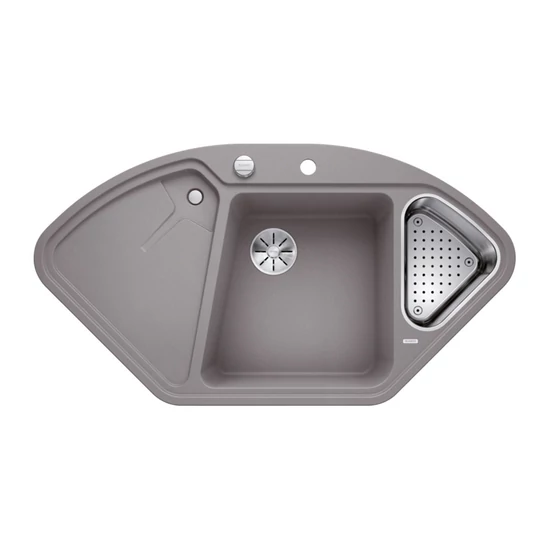 Blancodelta II PD Alumetál sarokmosogató silg. 1057x575x183/120mm 523658