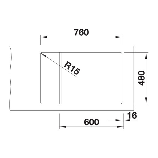 Blanco Elon XL 6S Fehér 1mély+csepp. Silgránit mosogató 780x500mm ext.nélk. Blanco Elon XL 6S Fehér 1mély+csepp. Silgránit mosogató 780x500mm ext.nélk.