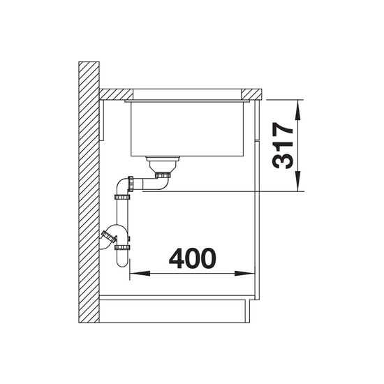 Blanco Etagon 500-U Tartufo mosogató 1med sínnel 500x400mm exc. nélkül 522234 Blanco Etagon 500-U Tartufo mosogató 1med sínnel 500x400mm exc. nélkül 522234