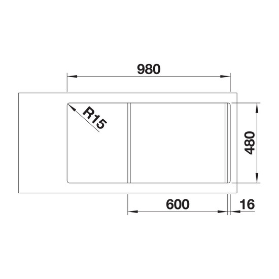 Blanco Faron XL 6 S PD Antracit Silgránit mosogató tartozéknélk., exc.nélk. 524803 Blanco Faron XL 6 S PD Antracit Silgránit mosogató tartozéknélk., exc.nélk. 524803