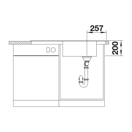 Blanco Faron XL 6 S PD Kávé Silgránit mosogató tartozéknélk., exc.nélk. 524812