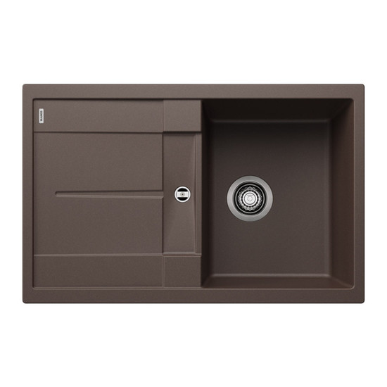 Blanco Metra 45S Kávé 1med+cs Silgránit mosogató 780x500mm exc.nélkül 515039 Blanco Metra 45S Kávé 1med+cs Silgránit mosogató 780x500mm exc.nélkül 515039