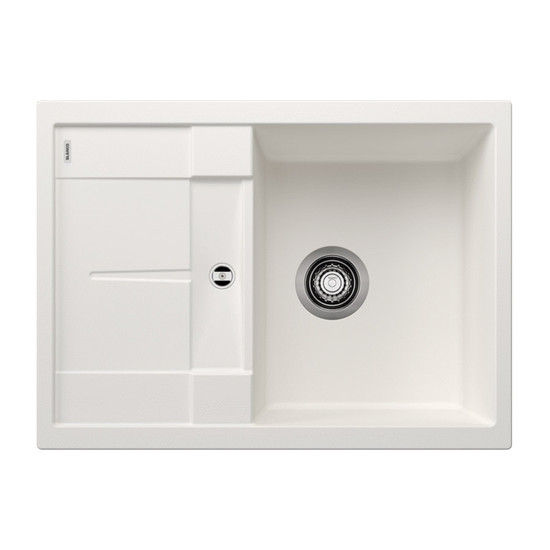 Blanco Metra 45S Compact Fehér 1med+mini.cs Silgránit mosogató 680x500mm exc.nélkül 519565 Blanco Metra 45S Compact Fehér 1med+mini.cs Silgránit mosogató 680x500mm exc.nélkül 519565