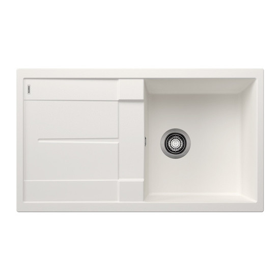 Blanco Metra 5S Fehér 1med+cs. Silgránit mosogató 860x500mm exc. nélkül 513205 Blanco Metra 5S Fehér 1med+cs. Silgránit mosogató 860x500mm exc. nélkül 513205