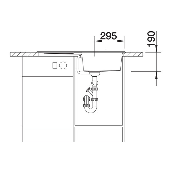 Blanco Metra 5S Fehér 1med+cs. Silgránit mosogató 860x500mm exc. nélkül 513205 Blanco Metra 5S Fehér 1med+cs. Silgránit mosogató 860x500mm exc. nélkül 513205