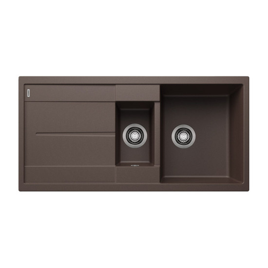Blanco Metra 6S Kávé 1med+cs+gyüm. Silgránit mosogató 1000x500mm tartozéknélk. 515046