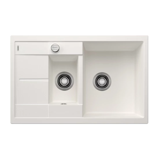 Blanco Metra 6S Compact Fehér exc.1med+cs+gyüm Silgránit mosogató 780x500mm  513468