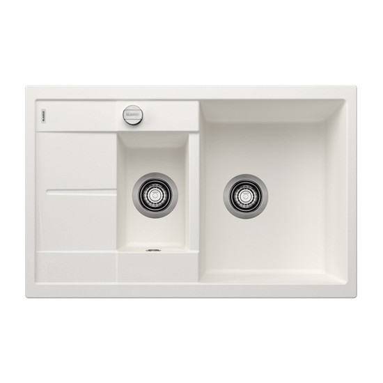 Blanco Metra 6S Compact Fehér exc.1med+cs+gyüm Silgránit mosogató 780x500mm 513468 Blanco Metra 6S Compact Fehér exc.1med+cs+gyüm Silgránit mosogató 780x500mm 513468